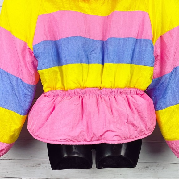 LoveShackFancy Modena Puffer Jacket Enchanted Rainbow Size Small - Picture 11 of 14